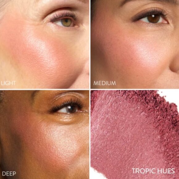 Laura Geller Beauty Baked Blush-n-Brighten Marbleized Blush in Tropic Hues - Picture 3 of 7